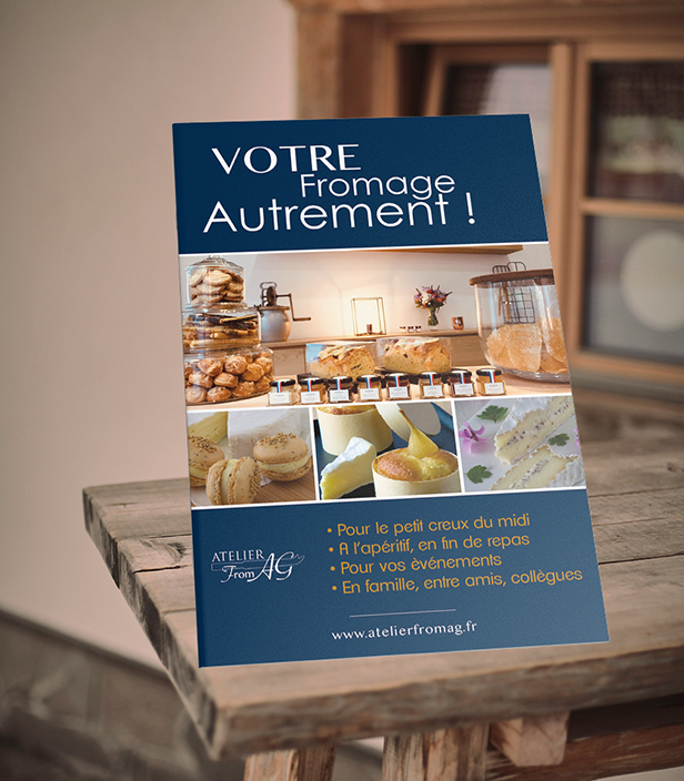 Plaquette commerciale | Mise en page l'Atelier From AG